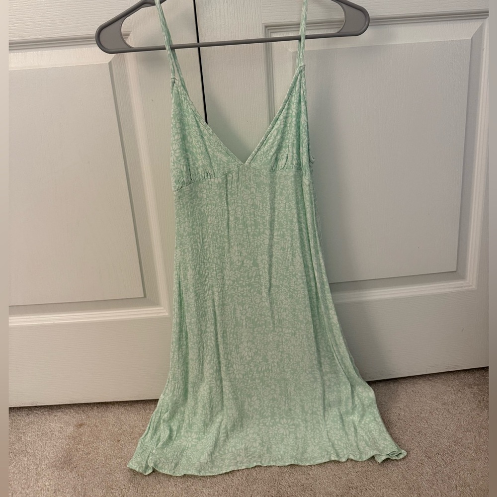 Billabong Light Green Mini Dress